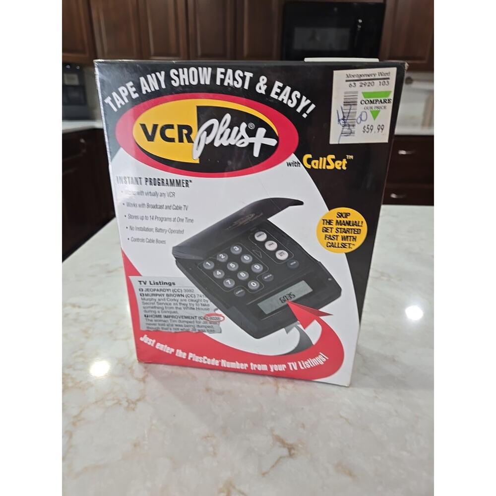 New Old Stock VCR Plus Electronics Montgomery Wards TV